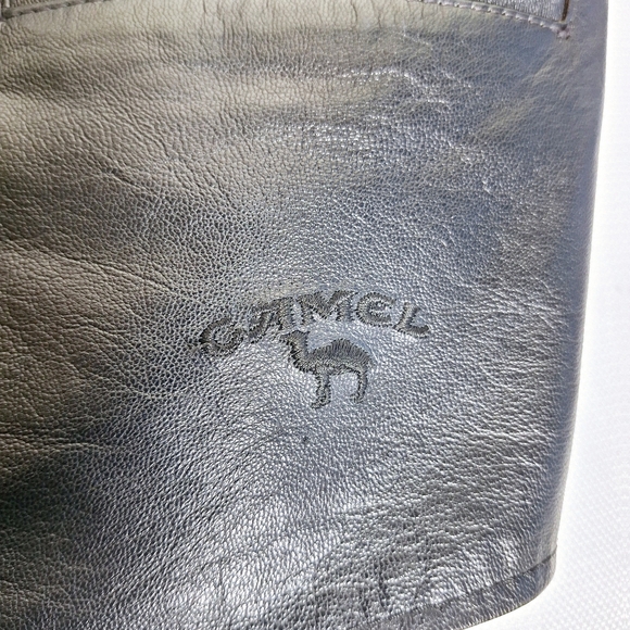 Vintage Branded Garment Inc."The Joe Camel" Biker core leather vest size XL. - Picture 3 of 12
